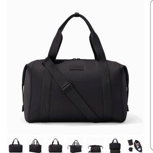 Dagne Dover Landon Carryall XL Black Neoprene Duffel Bag